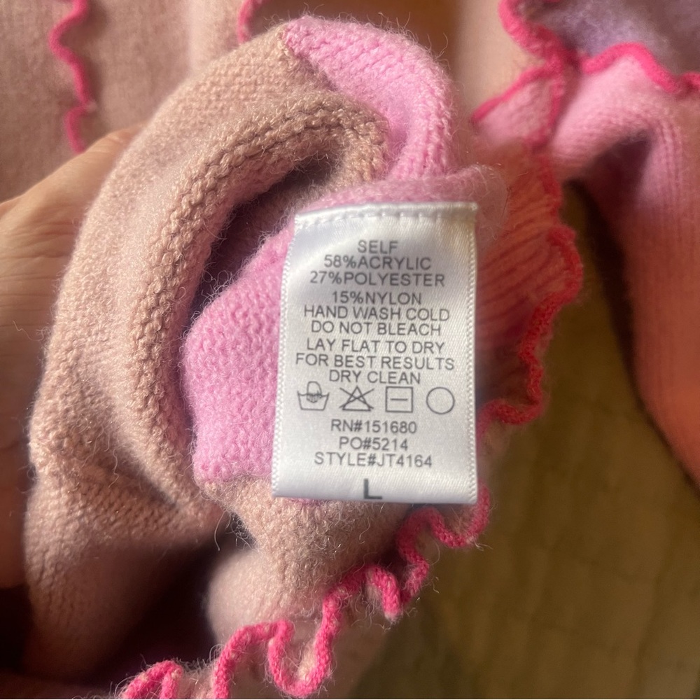 Storia Color Block Sweater Large - Picture 5 of 5